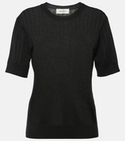 Трикотажная кашемировая футболка ava Lisa Yang, черный