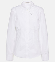 Рубашка из поплина power из смесового хлопка Dorothee Schumacher, белый