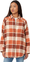 Рубашка Pacific Dreams Cotton Long Sleeve Flannel Rip Curl, цвет Cinnamon