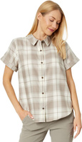 Рубашка из мягкого твила с короткими рукавами и перьями L.L.Bean, цвет Ledge