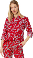 Рубашка с веревкой Roll Tab Tommy Hilfiger, цвет Knotty Ropes/Scarlet Multi