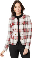 Куртка Tartan Band Jacket Tommy Hilfiger, цвет Cream Multi