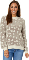 Мал Леопардовый свитер Splendid, цвет Camel Leopard