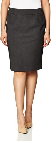 Женская костюмная юбка прямого кроя (обычные размеры и размеры больших размеров) Calvin Klein, цвет Charcoal