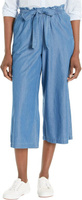 Широкие брюки с завязками спереди MICHAEL Michael Kors, цвет Light Cadet Wash