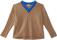 Большой свитер с v-образным вырезом и кончиками плюс Madewell, цвет Heather Caramel
