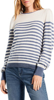 Полосатый женский свитер с рукавами NIC+ZOE, цвет Blue Multi