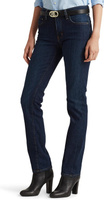 Джинсы Mid-Rise Straight Jeans LAUREN Ralph Lauren, цвет Deep Royal Wash Denim