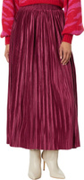 Плиссированная юбка-миди Rozlyn en saison, цвет Mulberry