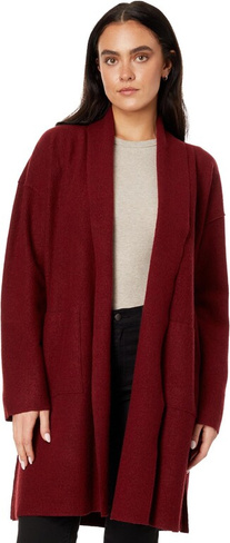 Жилет Petite High Collar Coat Eileen Fisher, цвет Red Cedar