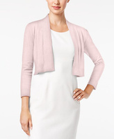 Женские трикотажные плечи с открытым передом и рукавами 3/4 Calvin Klein, розовый
