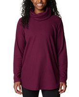 Женский пуловер с вафельным вырезом и хомутом Holly Hideaway Columbia, красный