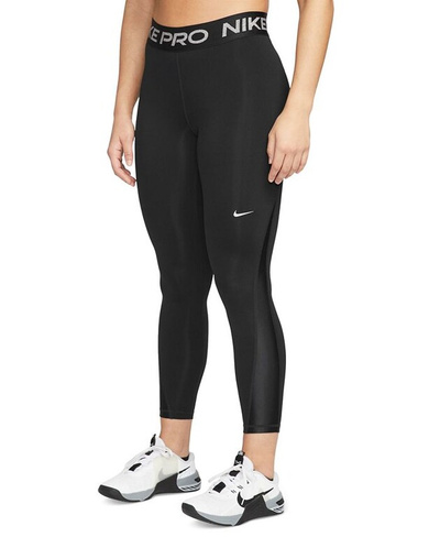 Женские леггинсы со средней посадкой 7/8 для профессионалов Nike, черный