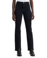 Женские прямые джинсы 314 Shaping со швами со средней посадкой Levi's, черный