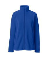 Женская флисовая куртка средней плотности с молнией во всю длину Lands' End, цвет Cobalt