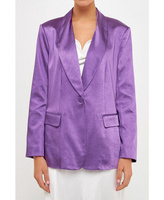Женский атласный пиджак endless rose, фиолетовый