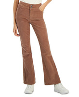 Вельветовые брюки с пышной посадкой и расклешенными штанинами для юниоров с высокой посадкой Celebrity Pink, цвет Chocol
