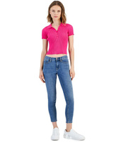 Джинсы скинни до щиколотки Petite с высокой посадкой 25 дюймов Calvin Klein Jeans, цвет Laguna