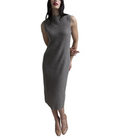 Платье Alexandra без рукавов из смесовой шерсти для беременных Emilia George, коричневый