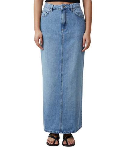 Женская джинсовая макси-юбка Blake COTTON ON, цвет Breeze Blue