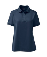 Женская школьная форма с короткими рукавами, рубашка поло Rapid Dry Lands' End, цвет Classic navy