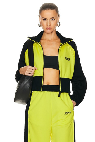 Кардиган Moncler Genius X Adidas Zip Up, цвет Yellow & Black