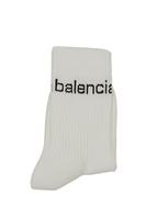 Женские носки с белым логотипом Balenciaga