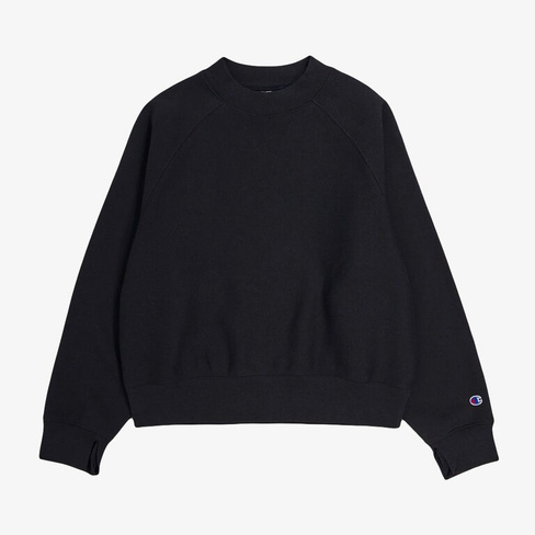 Толстовка Minimal Reverse Weave Sweatshirt 'Black' (W) Champion, черный