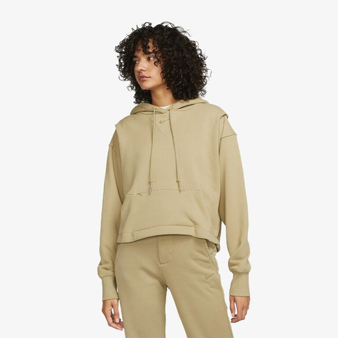 Толстовка Sportswear Modern Fleece Hoodie 'Natural Olive' (W) Nike, зеленый