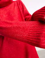 Красное вязаное мини-платье оверсайз Nobody's Child