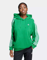 Зеленая худи оверсайз с 3 полосками adidas Adicolor adidas Originals