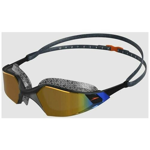 Очки для плавания Speedo Aquapulse Pro Mirror, black/gold SPEEDO