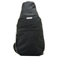 Рюкзак с одним плечевым ремнем BUGATTI Contratempo, чёрный, нейлон, 18х6х38 см, 4 л 49840001