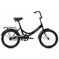 Велосипед складной с колесами 20" Altair City 20 черно-серый 1 скорость 2022 год рама 14" ALTAIR