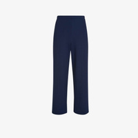 Широкие брюки Camilla с высокой посадкой из эластичной ткани Whistles, темно-синий