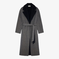 Пальто Meli из смесовой шерсти с контрастным воротником Zadig&Voltaire, цвет noir