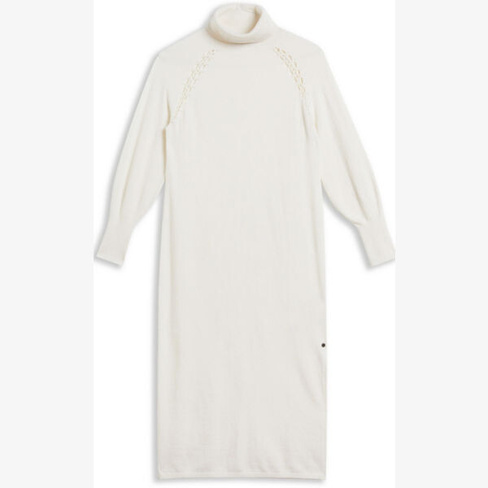 Трикотажное платье миди Malorri со вставками Ted Baker, белый
