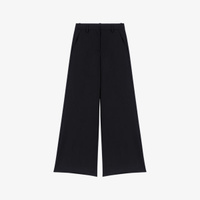 Расклешенные брюки Pimano с высокой посадкой из эластичной ткани Maje, цвет noir / gris