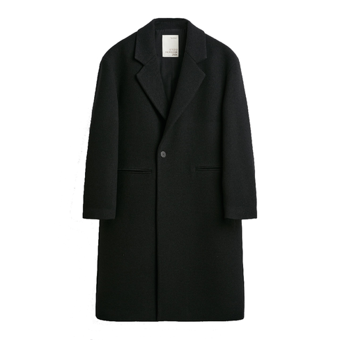 Пальто Zara X Studio Nicholson Oversize, черный