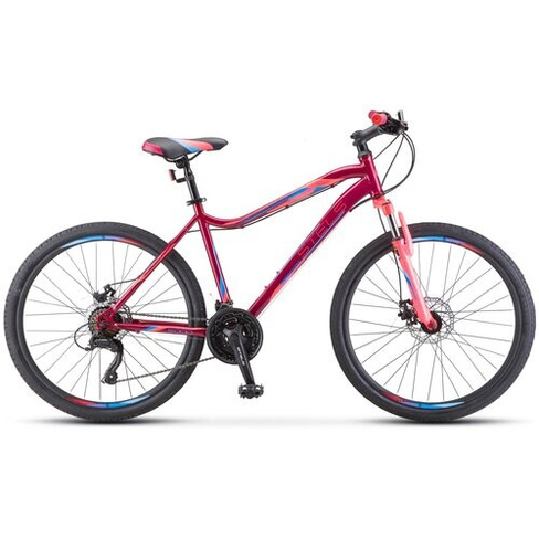 Велосипед Stels Miss 5000 MD 26 V020 (2021) Размер рамы: 18 Цвет: Вишнёвый/розовый STELS