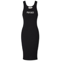 Платье Fiorucci Angolo Midi Vest, черный