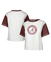 Женская белая рваная футболка Alabama Crimson Tide Premier Tilda '47 Brand, белый