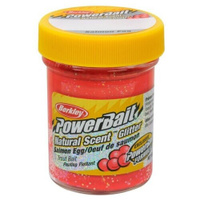 Насадка Berkley PowerBait Natural Scent Glitter Trout Bait, 50 г, 50 мл, salmon egg red glitter