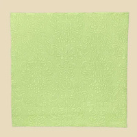 Бумажные салфетки EUROHOUSE 33x33 см, 3-слойные, Барокко Зеленый палевый, 16 шт. 57219