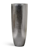 Кашпо TREEZ Effectory Metal Высокий конус Giant Стальное серебро в-120, д-46 см 1/1 41.3319-04-021-DSL-120
