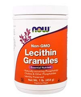 Лецитин гранулы (Lecithin Granules) / соевый, 454 грамма Now foods