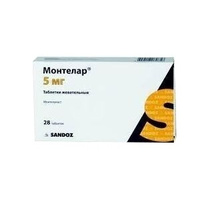 Монтелар Таблетки жевательные 5 мг 28 шт Сандоз