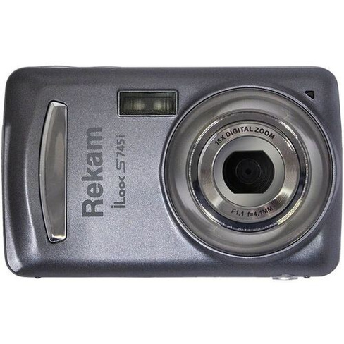 Цифровой компактный фотоаппарат Rekam iLook S745i, темно-серый