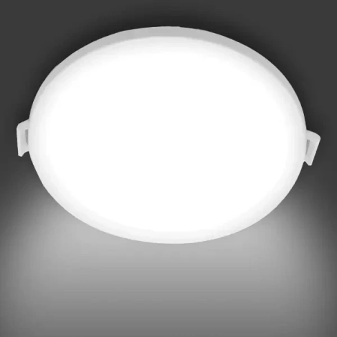 Светильник точечный светодиодный встраиваемый Apeyron 06-18 под отверстие 85 мм, 8 м², нейтральный белый свет, цвет белы