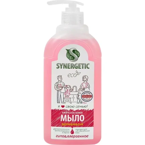 Жидкое мыло для рук Synergetic аромамагия 500 мл SYNERGETIC None